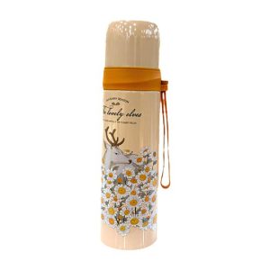 فلاسک دیپاک استیل ضد زنگ مدل گلدار- سیسمونی امیران