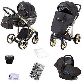 ست کالسکه 4 تکه آدامکس مدل QUANTUM - سیسمونی امیران