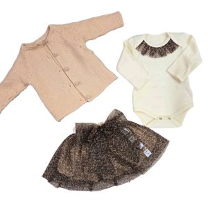 لباس سه دخترانه ترک مدل پلنگی