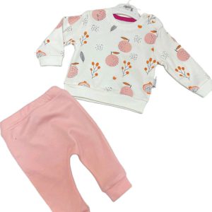 لباس دوتکه دخترانه استین دار